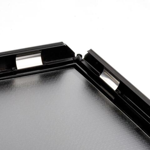 Klikramme, Opti, 25 mm aluminiumprofil, sølv, A4 - 21 x 29,7 cm