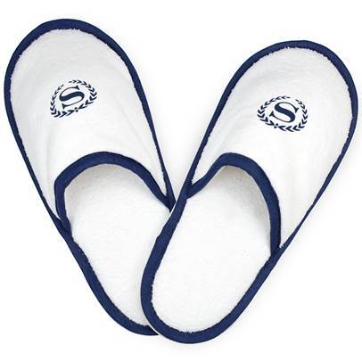 Slippers med logo