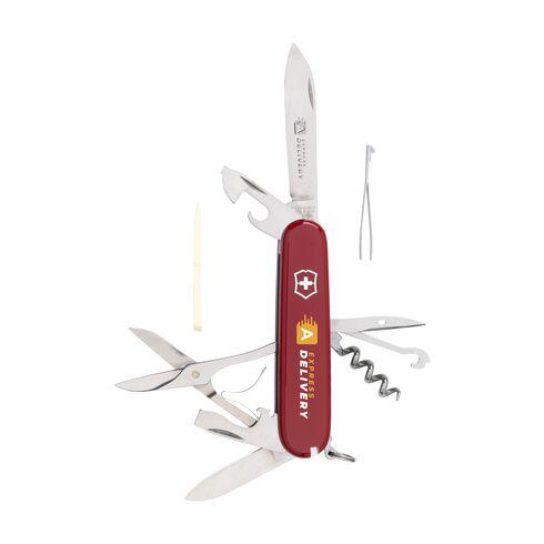 Schweizer-kniv med logo på grebet