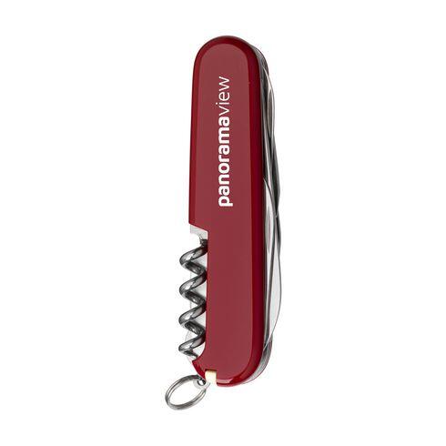 Schweizer-kniv med logo på grebet