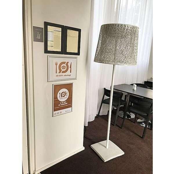 CROWN Klikramme med 33mm aluminium fladprofil, sort - 70x100 cm