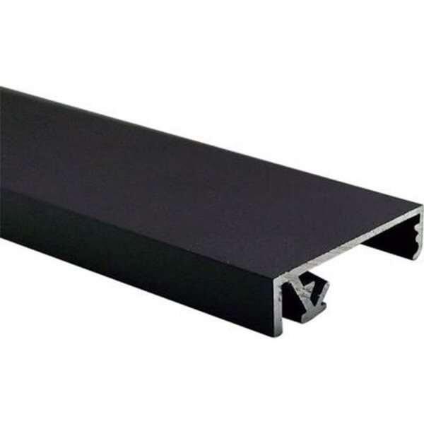 CROWN Klikramme med 33mm aluminium fladprofil, sort - 70x100 cm