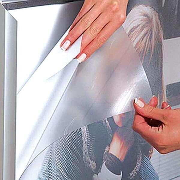 Plexiglasfront til klaprammer A3