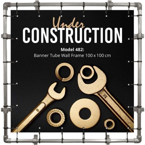 Banneersystem 10x100 cm - metal