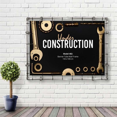 Bannersystem 150x100 cm metal