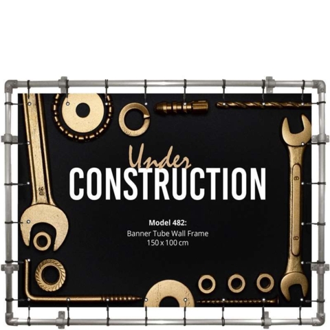 Bannersystem 150x100 cm metal