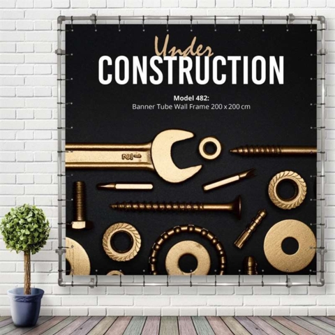 Bannersystem 200x200 cm - metal