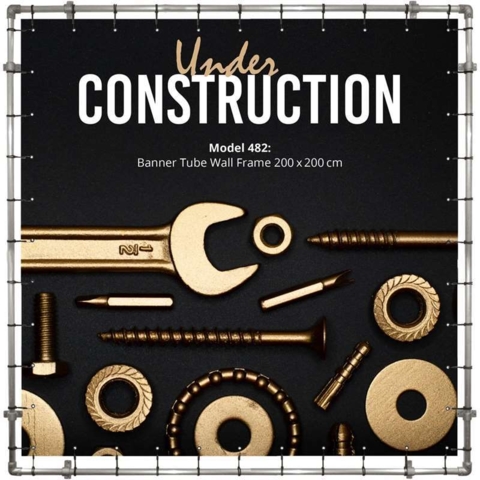 Bannersystem 200x200 cm - metal