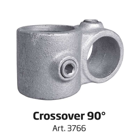 Bannersystem udendørs 200 x 100 cm, metal