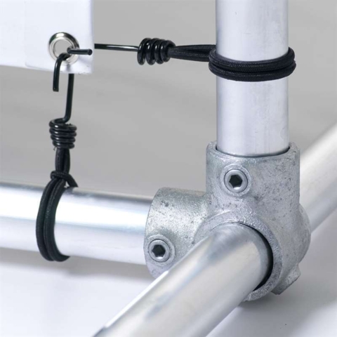 Bannersystem, fritstående, metal, 150x100 cm