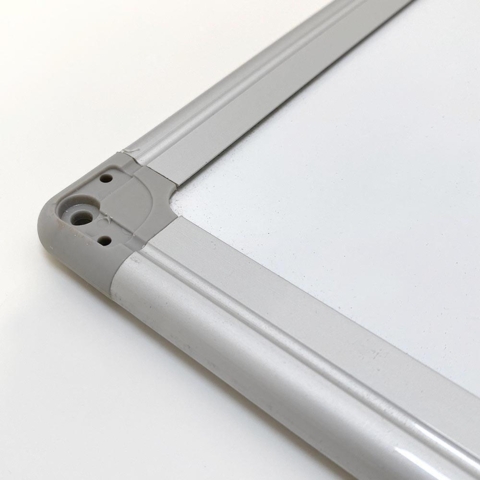 Opslagstavle kork/metal, 60x40 cm