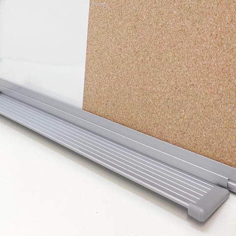 Opslagstavle kork/metal, 60x40 cm