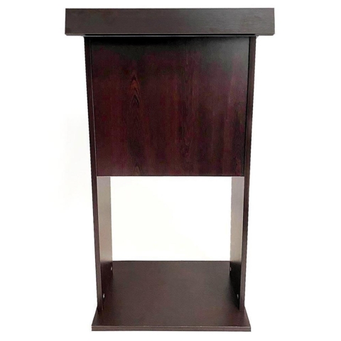 Talerstol i mørkt træ