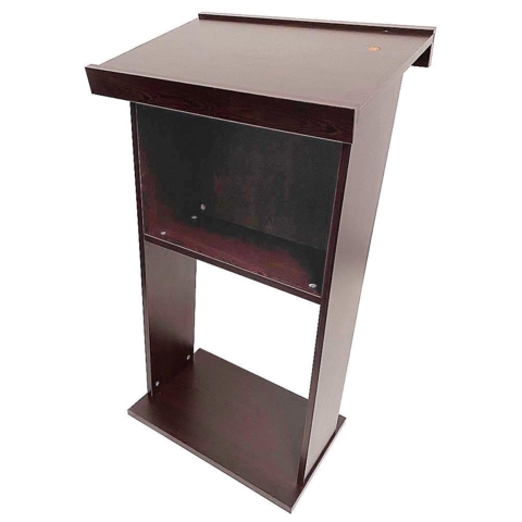 Talerstol i mørkt træ