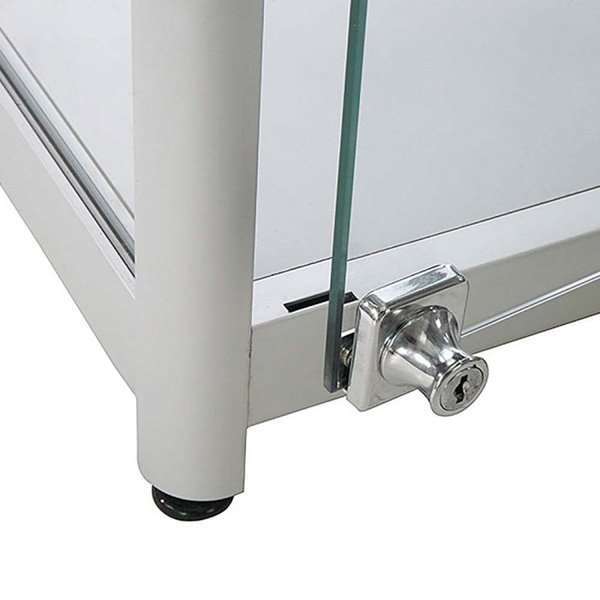 Vitrine glasskab med halogenlys