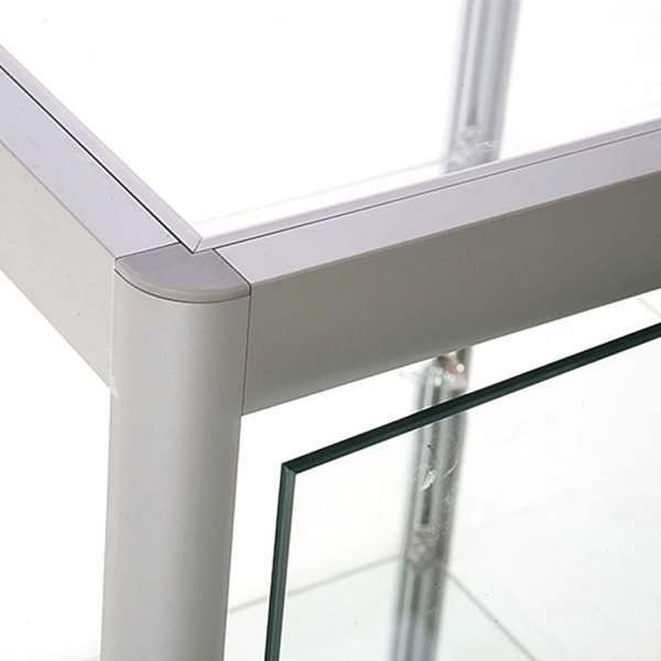 Vitrine glasskab med halogenlys