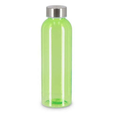 Plast drikkeflaske i forskellige farver med logo - RPET