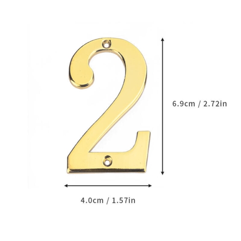 Tal i forgyldt zinkleegering - 2
