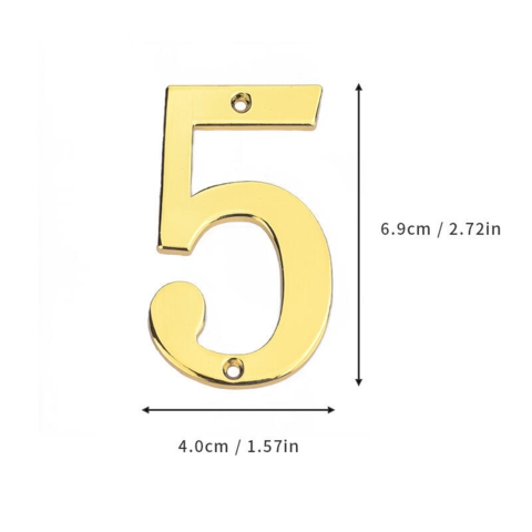 Tal i forgyldt zinkleegering - 5