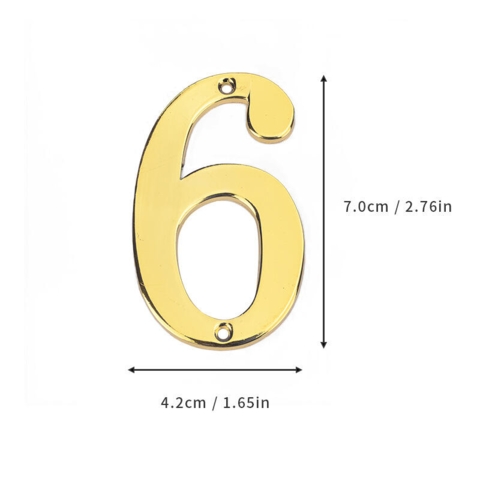 Tal i forgyldt zinkleegering - 6