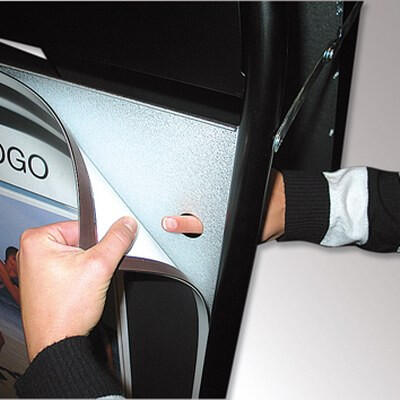 skift af indhold A-skilt