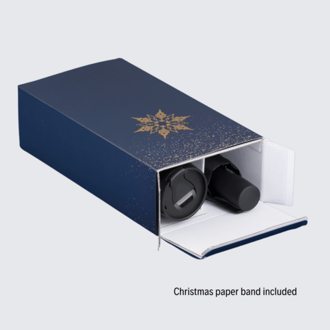 Gaveæske med paraply og termokrus