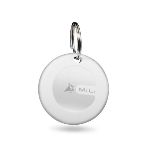 Hvid locater nøglering