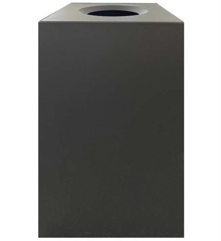 Skraldespand 120 L, sort