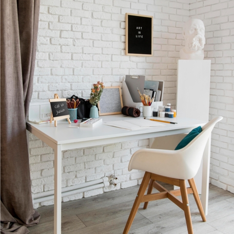 Tavle på Staffeli - mini -  til bordet med logo