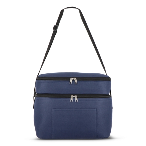 Køletaske R-PET 600D med 2 rum 30x20x25 cm, 12 L - inkl. logo