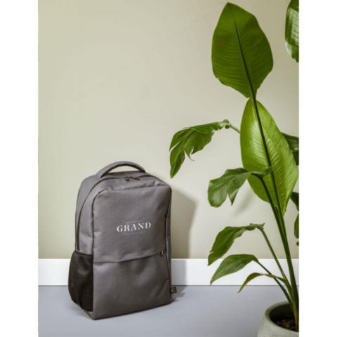 Finley GRS RPET Laptop Backpack inkl. 1-farvet logotryk