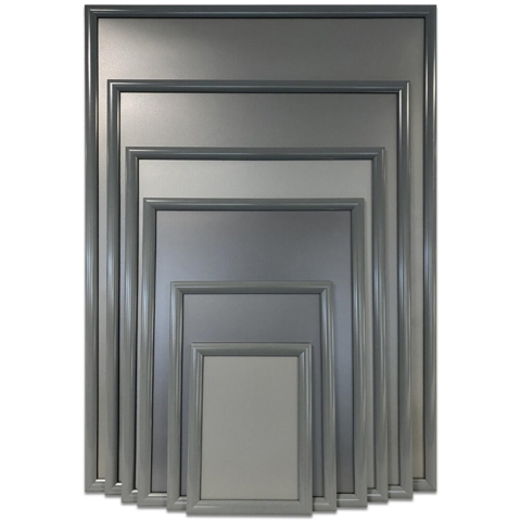 Klapramme, 25 mm kanter, antracit, str. A4 - A1