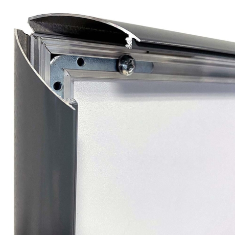 Klapramme, 25 mm kanter, antracit, str. A4 - A1