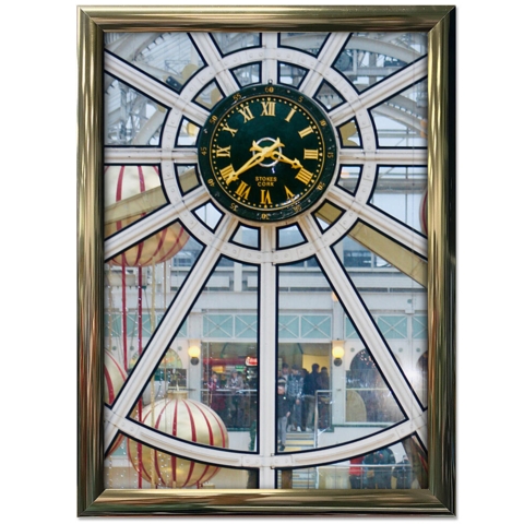 Klapramme guldpoleret, 25 mm kanter, str.: A1, A2 og B1