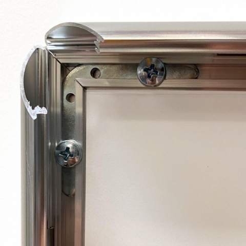 Klapramme med 25 mm kromkanter, Str.: A4 - 70x100 cm