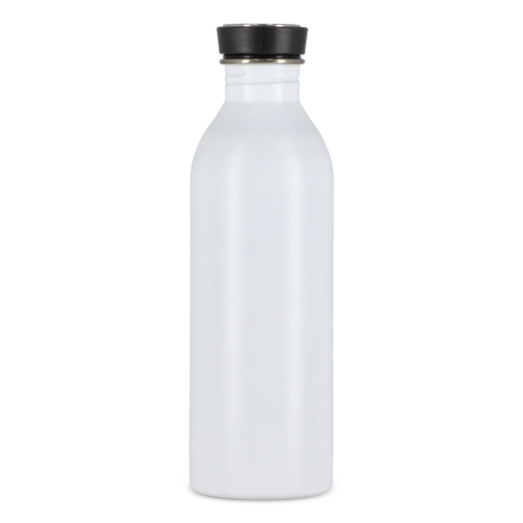 Vandflaske metal, 500 ml - hvid