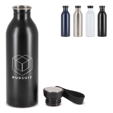 Vandflaske metal, 500 ml - 4 farver