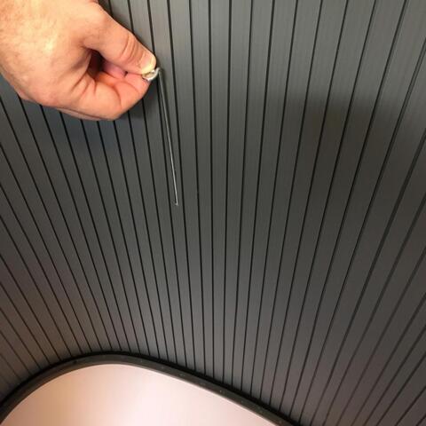 Messedisk buet oval 181x90x93 cm