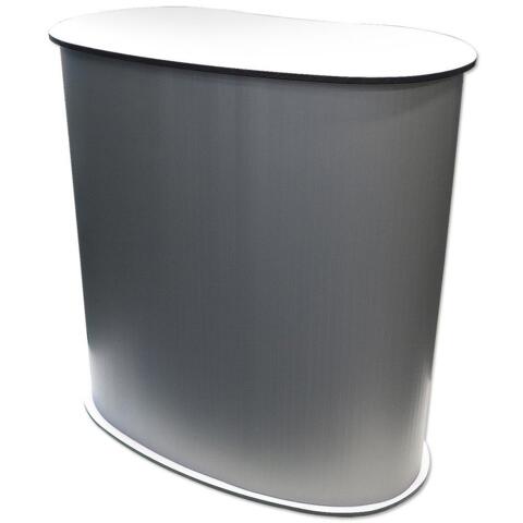 Messedisk buet oval 181x90x93 cm