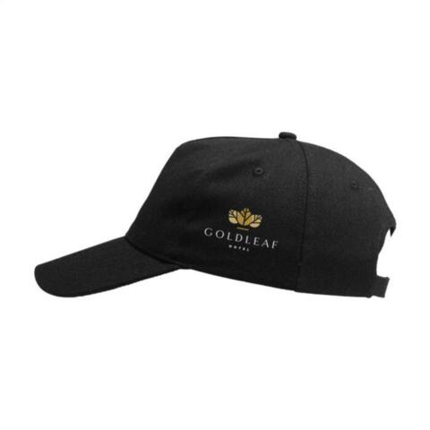 Hamar Cap Recycled Cotton cap inkl. fuldfarvet logotryk foran