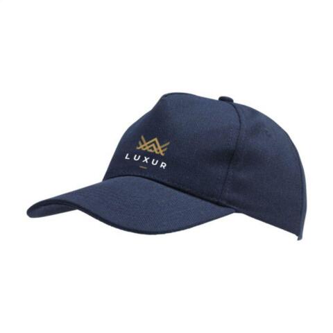 Hamar Cap Recycled Cotton cap inkl. fuldfarvet logotryk foran