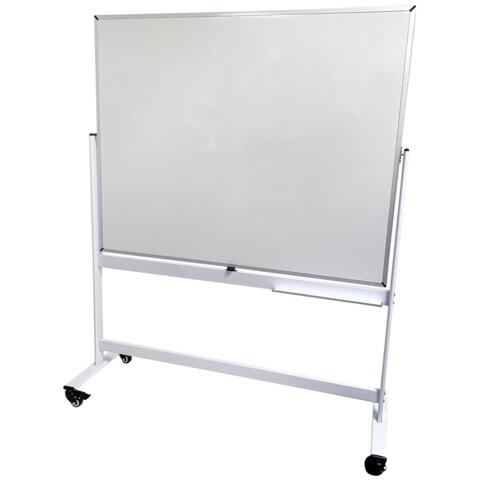 Svingtavle på hul, Inspire Pivot, keramisk whiteboard overflade, 120 x 150 cm