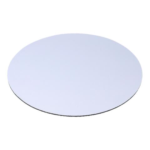 Oval musemåtte Ø20 cm med logotryk