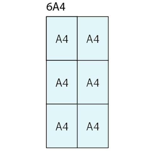 Infoboks for 6 x A4 - billig