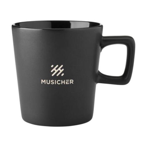 Calvin Mug Black 290 ml, med lasergravering
