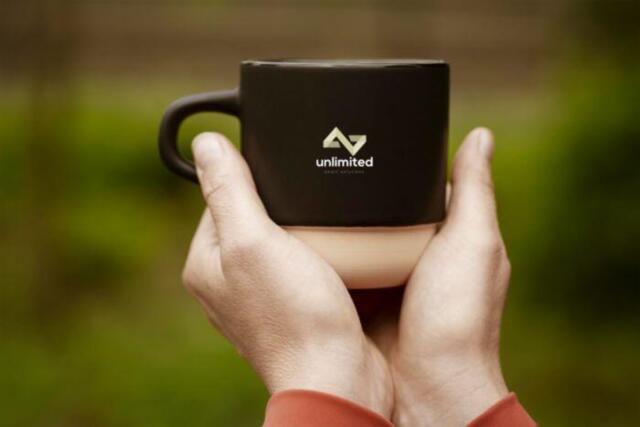 Vivaldi Mug Black 300 ml med lasergravering