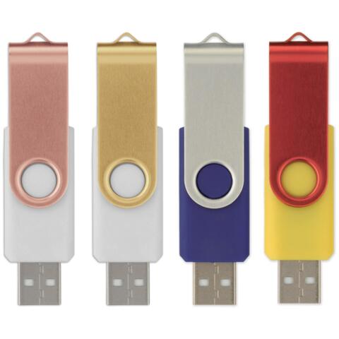 USB-stik 16 GB med logo - farvekombination