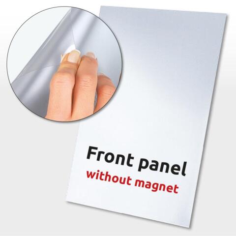 Frontplade PET Uden Magnet Oversize, A1 - 59,4 x 84,1 cm