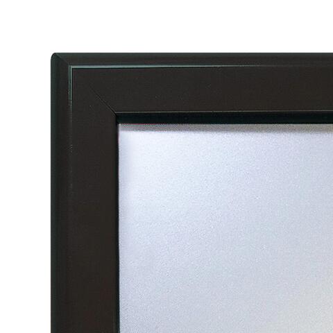 Klikramme, 32 mm profil, Sort, A4 - 21 x 29,7 cm