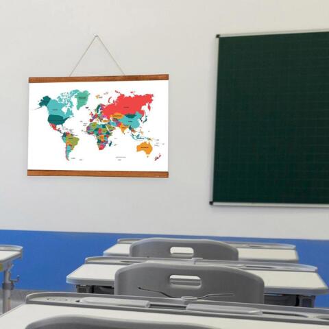 Plakatliste, Wood Poster Hanger, mørk bøg, magnetisk